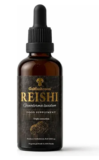 Reishi tincture (Ganoderma lucidum) - triple extracted GoMushroom