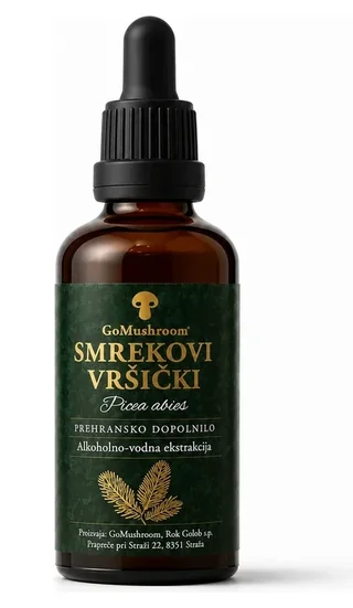 Smrekovi vršički koncentrat - hidroetanolna ekstrakcija GoMushroom